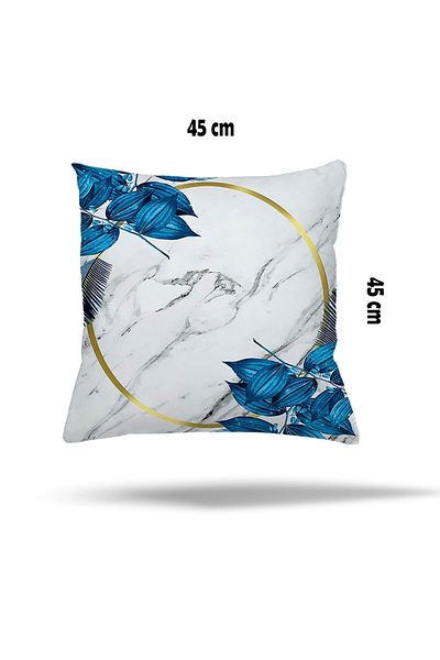 on the clouds Husă de pernă cu fermoar ascuns cu frunze cu model geometric - husă de pernă pentru scaun