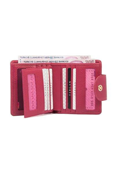 Tergan Genuine Leather Pink Leather Women's Wallet S1CB00005674