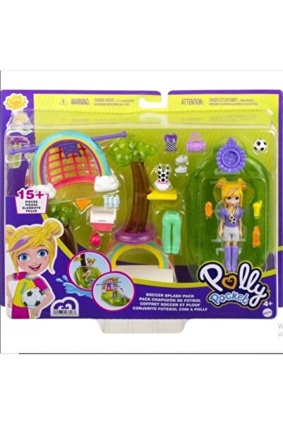 Polly Pocket Mattel Soccer Splash Pack Hdw60 Hdw61 Lisanslı Ürün Po194735033263