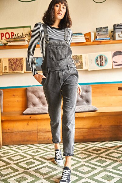 Olalook Overalls - Gray - Fitted