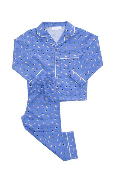 Lovely Dogs Unisex Çocuk Pijama Takımı