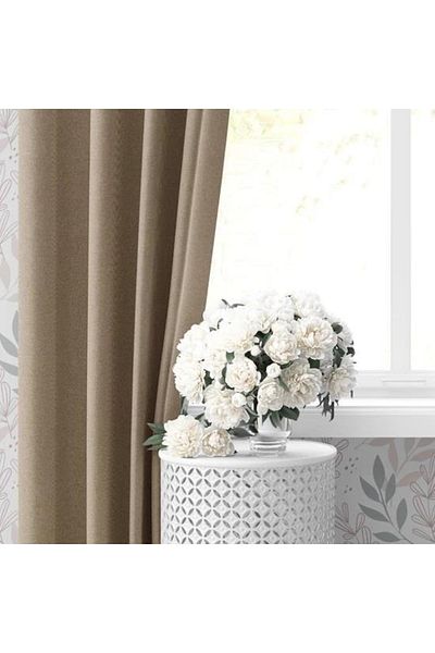 ALTINPAMUK Luxury Blackout Beige Blackout - Ανοιχτόχρωμη, μη πλισέ επιλογή Enxboy