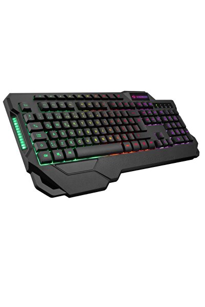 Everest Km-r44 Comrade Black Usb Gaming Led Keyboard Q Oyuncu Multimedia Headset Mouse Mousepad (PLUS SET)