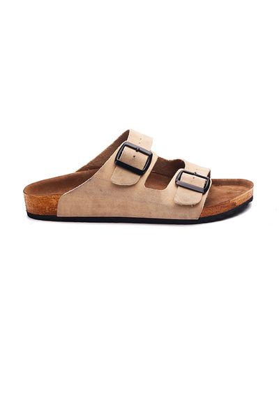 Bulldozer 221311   Ανδρικές παντόφλες μπεζ Nubuck