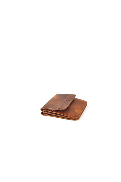 Eminsa Men's Tan Crazy Leather Small Wallet