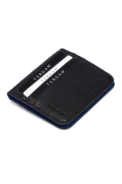 Tergan Black Leather Men's Wallet 01639k3d