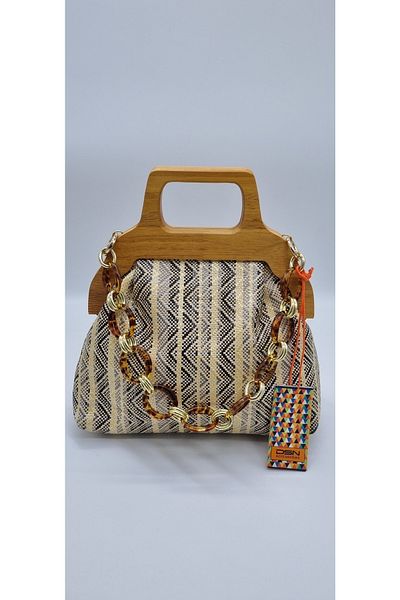 DSN Straw Multi Color Hand and Shoulder Bag 5680