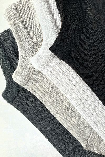 MEM SOCKS Чифт от 4 детски чорапи тип „дерби“ (невидими)