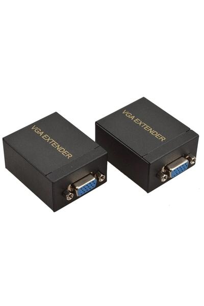 Alfais 4896 Rj45 Vga Ek Uzatici Cat5e 6 Kablos Extender 60 Metre