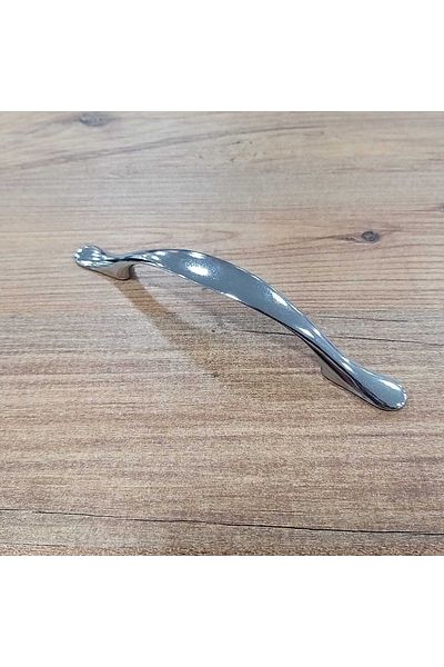 ARON Duck Handle Chrome Glossy Furniture Cloakroom Drawer Kitchen Cabinet Handle 96mm