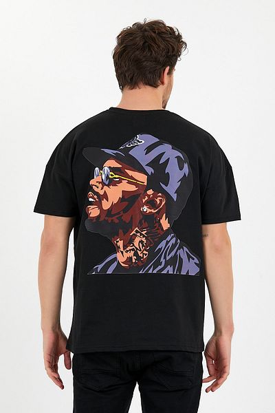 Pasage Μπλουζάκι Oversize Hat Rapper