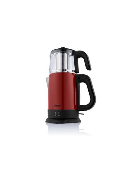 Arnica Demli Style Red Glass Tea Machine