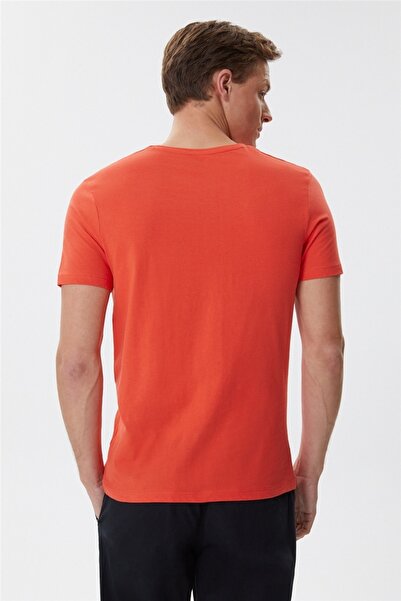 Lee Cooper Patrice Men's O Neck T-shirt Coral