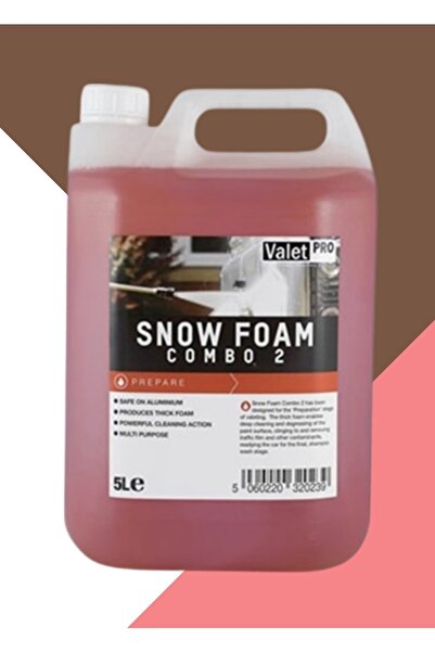 Valet Pro Yoğun Kir Sökücü Köpük - Snow Combo2 5lt.