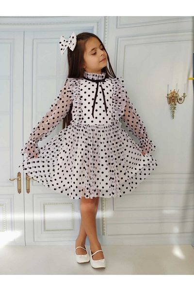 hayal bebe Flock Print Dress