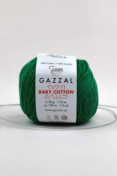 Gazzal Baby Cotton Xl 50 gr  Amigurimi Punch El Örgü Ipligi Taka Yarn 3456 Xl