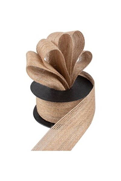 ACY STORE Jüt Kurdele 4 cm X 10 Metre Jüt Şerit Ince Örme Kanaviçe Doğal Sargı Aşı