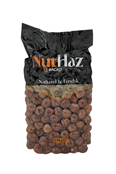 NutHaz Naturel Çiğ Iç Fındık 250 Gr Vakum Paket