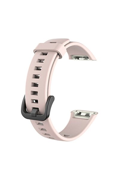 Microsonic Huawei Honor Band 6 Kordon, Silicone Sport Band Krem