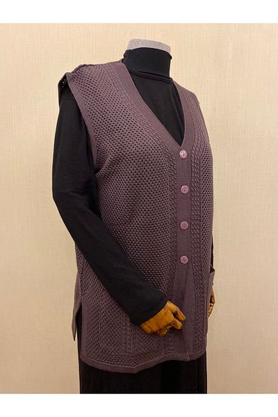 TEK Seasonal Mercerized Mother Vest / Lilac
