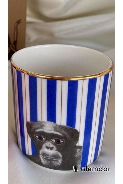 Porland Wild Life Monkey Glass 230 Cc (1 Piece)