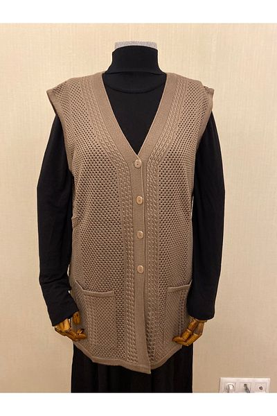 TEK Seasonal Mercerized Mother Vest / Mink