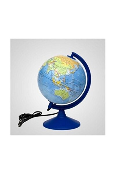 Gürbüz Dünya Küresi Işıklı Siyasi 30cm Yükseklik 20 Cm Çap