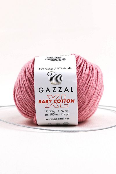 Gazzal Baby Cotton Xl 50 Gr, Amigurumi, Νήμα Punch για Πλεξίμα (Taka Yarn) (3444 Xl)