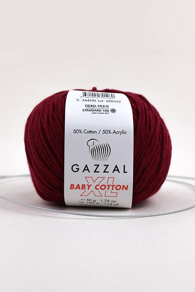 Gazzal Μωρό Κόττον XL 50 γρ, Αμιγκούριμι, Punch Χειροποίητο Νήμα Taka Yarn (3442 XL)