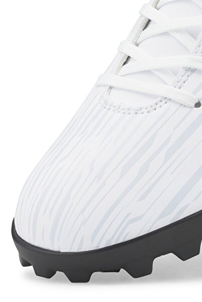 Puma Rapido II Tt - Ανδρικά Λευκά - Πορτοκαλί Παπούτσια Ποδοσφαίρου Astroturf - 106574 04