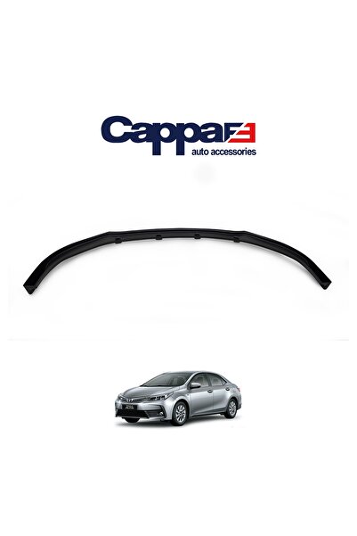 Cappafe Toyota Corolla Ön Tampon Lip Eki Karlık Akrilik (Abs) Piano Black 2013-2018