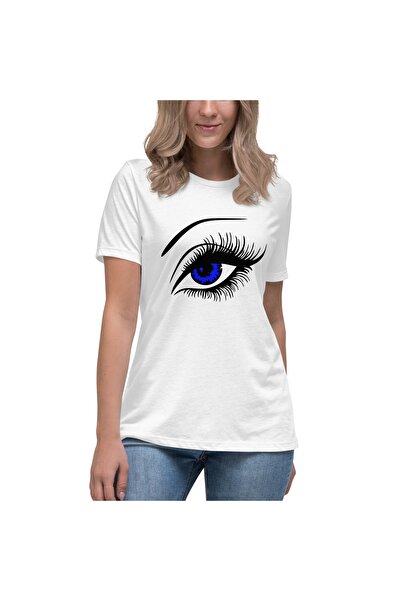 LADİJİTAL BASKI ÇÖZÜMLERİ Tricou cu ochi alb