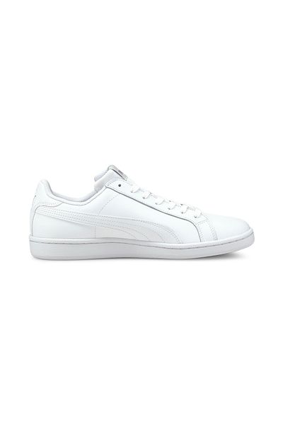Puma حذاء رياضي من الجلد باللون الأبيض للجنسين