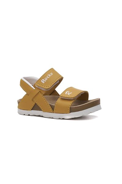 Allyup Sandale zilnice unisex pentru copii, reglabile cu velcro la gleznă, talpa groasă, pantofi comozi ușori 316