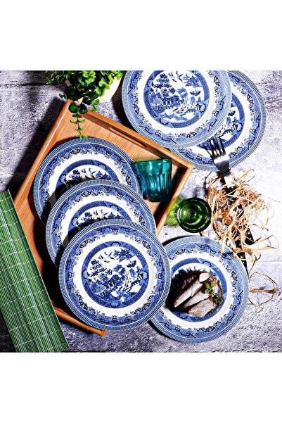 Kosova Züccaciye Kosova Churchill 20cm 6’lı Pasta Tabağı