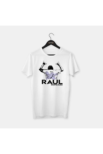 OFFSIDE CLOTHES Raul Gonzalez - Σειρά Προσαρμοσμένης Σχεδίασης Θρύλων, Χτενισμένο Βαμβακερό T-Shirt