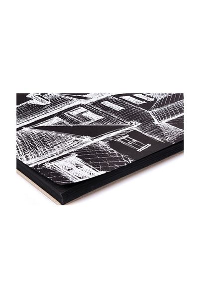 DEFFTER Sketchbook Black A4 64498-8