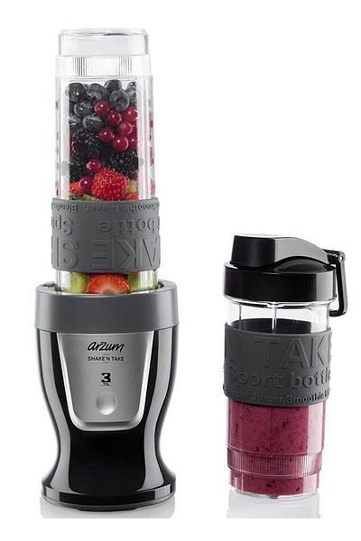 Arzum Ar1032 Shake'n Take Black Personal 300 W Smoothie Blender