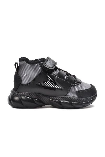 Dolphin 629 Smoked-black Velcro Fur Baby Boots