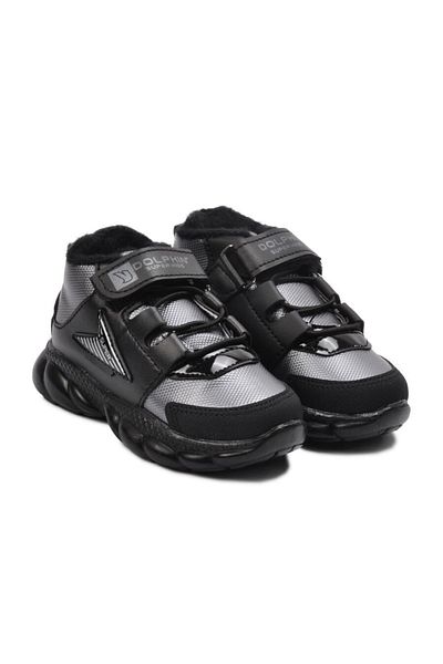 Dolphin 629 Smoked-black Velcro Fur Baby Boots