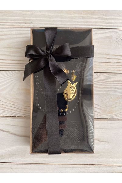 DuhaİslamiHediyelik Luxury Laced Shawl Luxury Rose Pearl Prayer Beads Dowry Bundle Home Concept