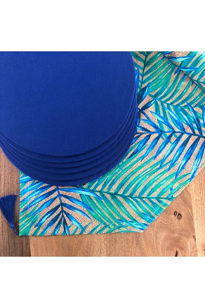 desen izmir American Service, φορτιστής 6' και Runner Blue Wicker Tk6