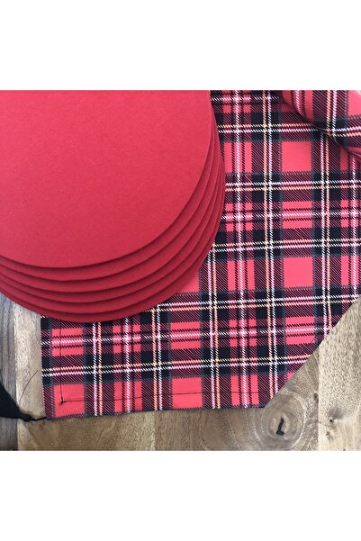 desen izmir Podmetač ,6-dijelna tanjir za punjenje i Stolni raner Karirano ,n...