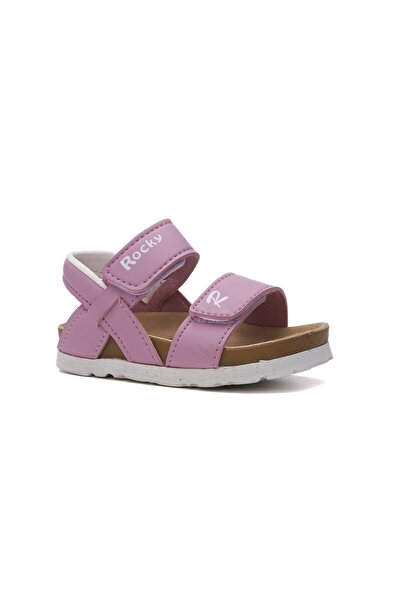 İmerShoes Unisex Children's Lilac Sandals - Ankle Velcro, Thick Sole and Comf...