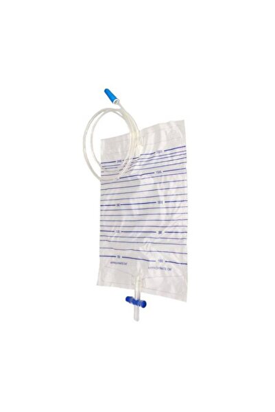 Galena T Musluklu Kontrol Valfli 2000cc Steril İdrar Torbası 10 Adet