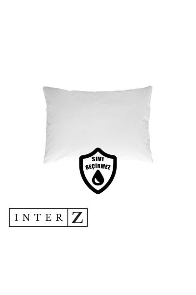 INTER Z Protector de perna rezistent la lichide cu fermoar pentru saltea, 50x70 cm