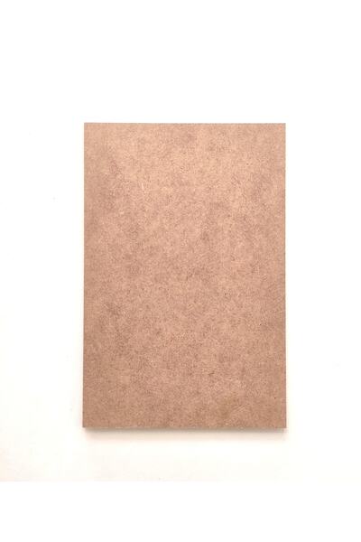 DEKOLOBİ 30x40 Ham Mdf Plaka Levha / 6 Mm Dikdörtgen Boyanabilir Ahşap Zemin