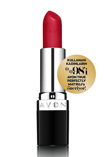 AVON True Perfectly Mat Ruj - Sunbaked Red