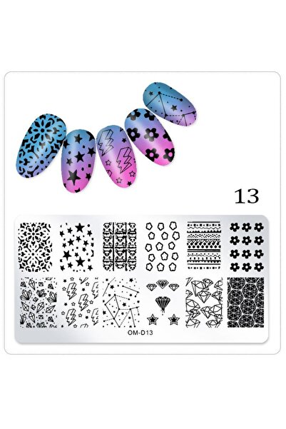 BEAUTY BOX COSMETIC Nail Art Stampa Plakası Tırnak Stampası Stamper Tırnak Sü...