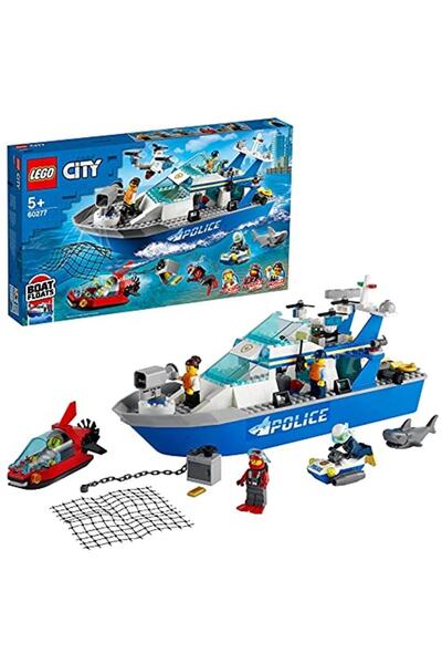 LEGO City Polis Devriye Botu 60277 Yapım Seti; Çocuklar için Harika bir Polis...